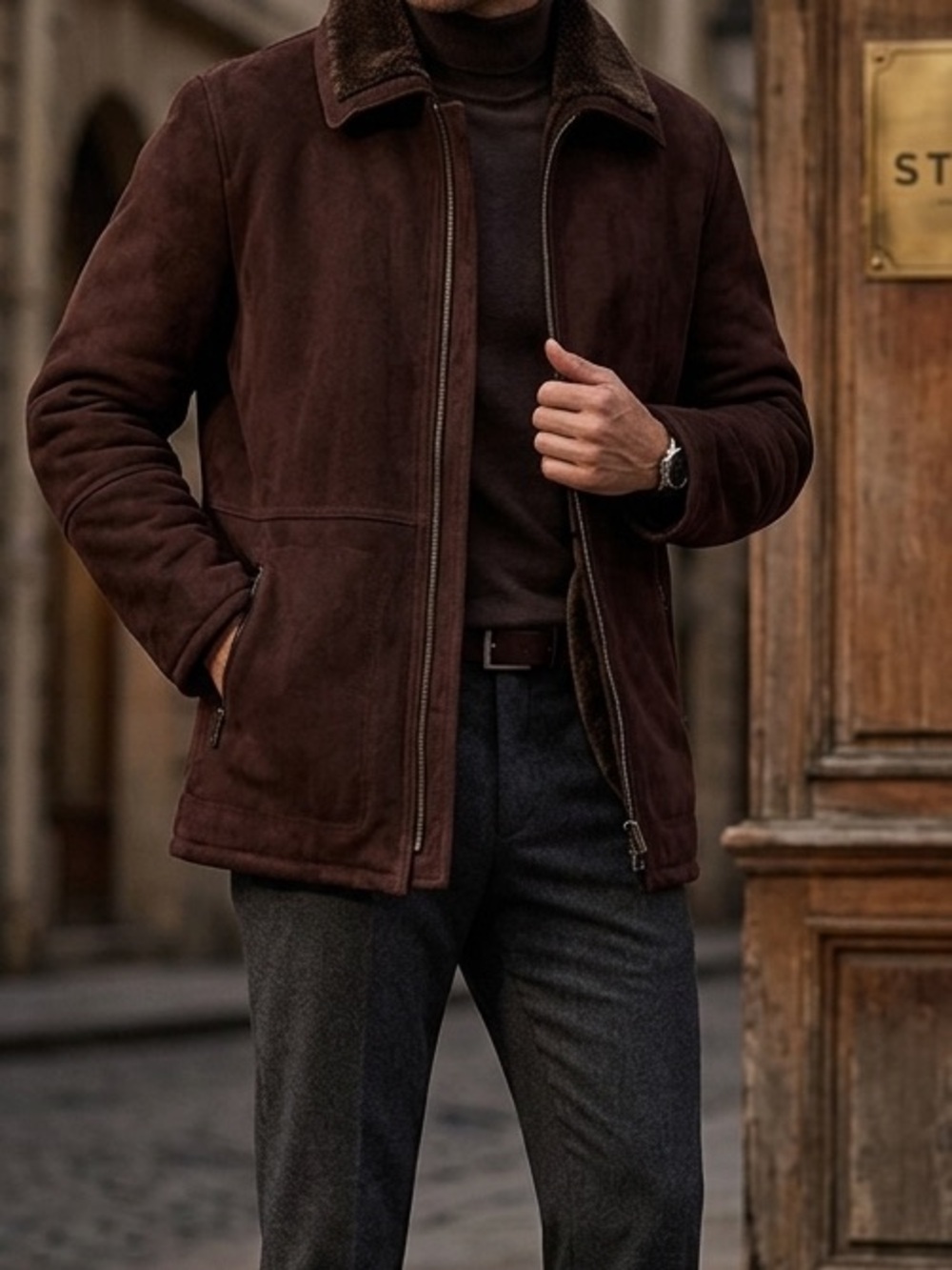 Vintage Danier 100% Sheepskin Coat